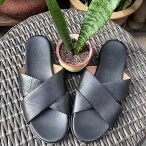 Madewell The Louisa Crisscross Slide